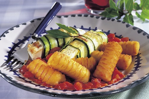 Schafskäse im Zucchini-Mantel mit Kroketten - McCain Foodservice DACH