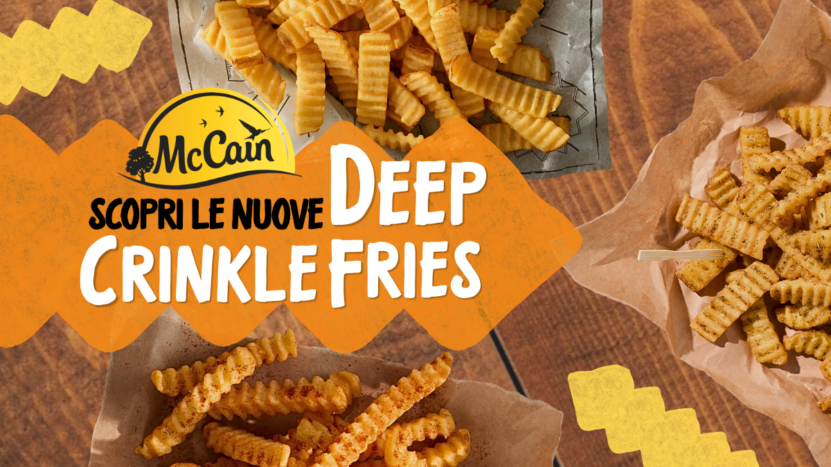 nuove patate Deep Crinkle Fries McCain