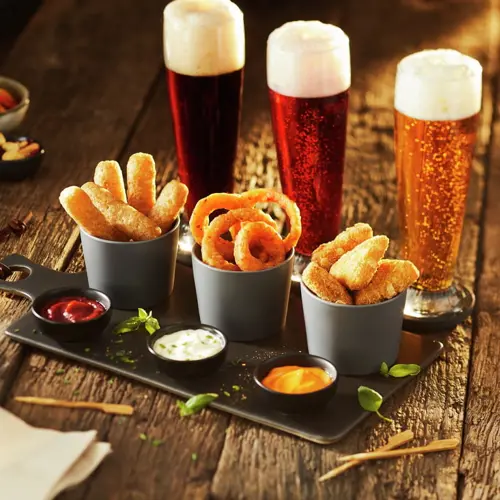 Fingerfood-Platte zum Bier