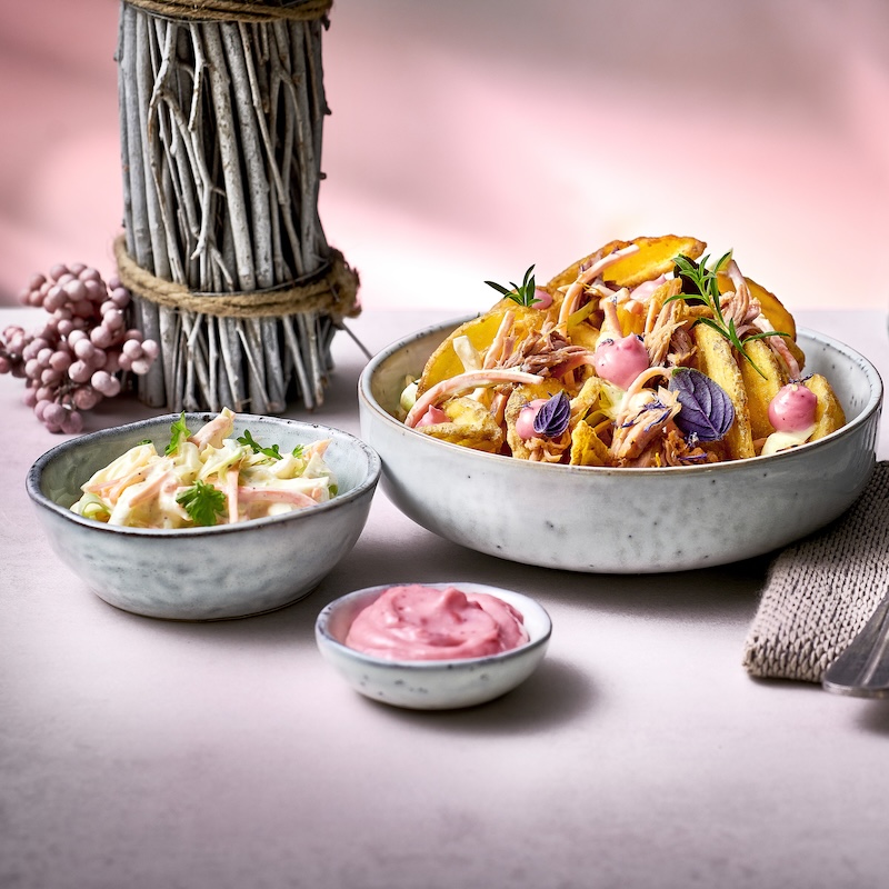 Crispers au porc effiloché