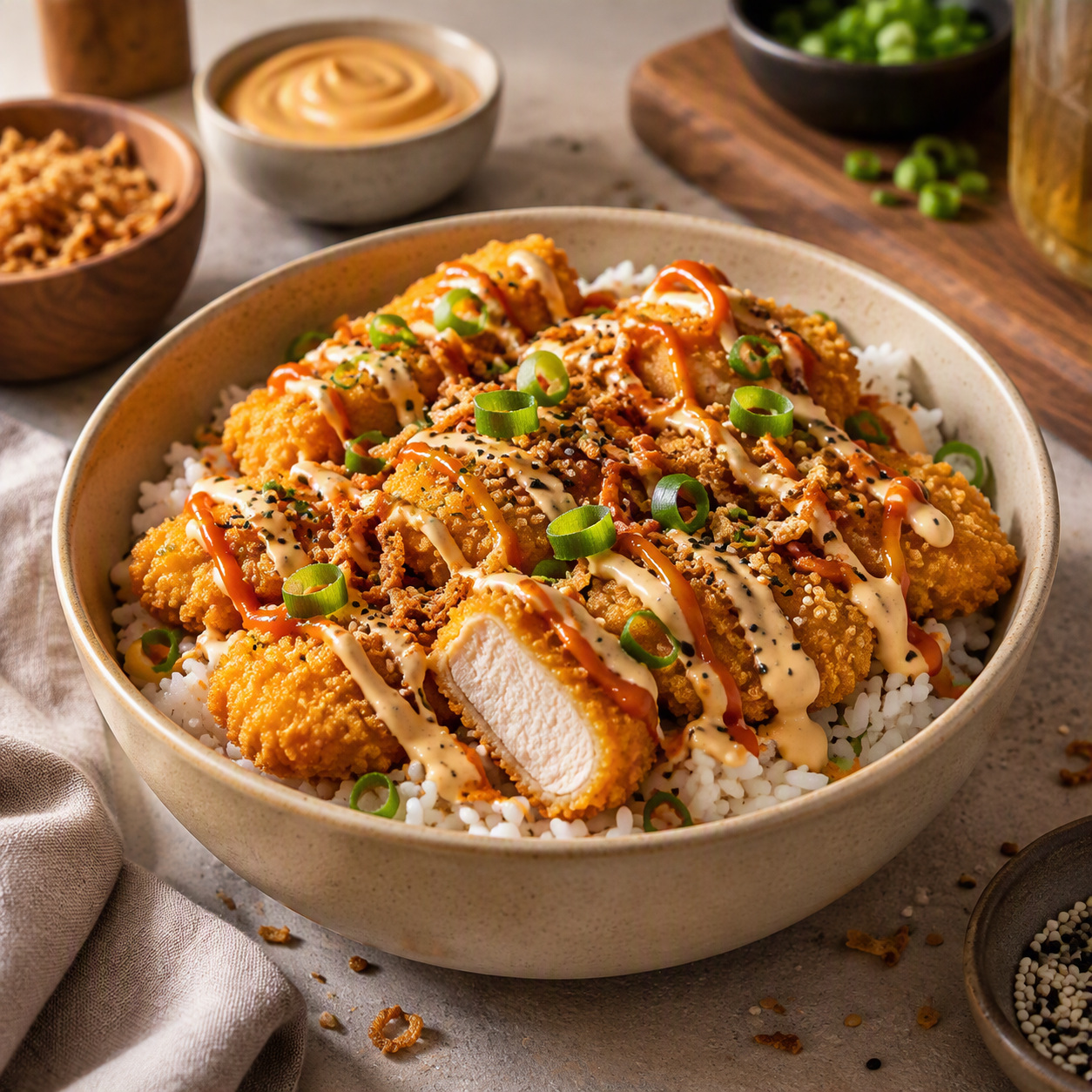 Crousty de pollo crujiente
