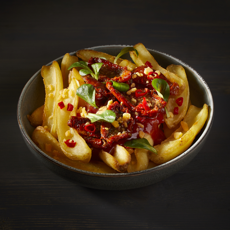 Loaded Fry'n Dip z Suszonymi Pomidorami