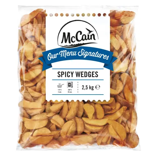 Spicy Wedges Skin On