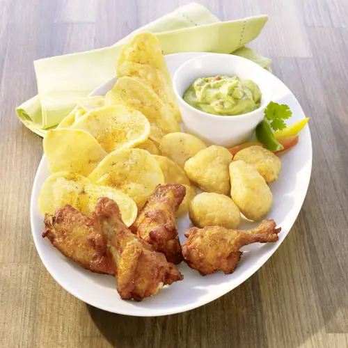 Fingerfood-Kombination “Brasil” mit Guacamole Dip