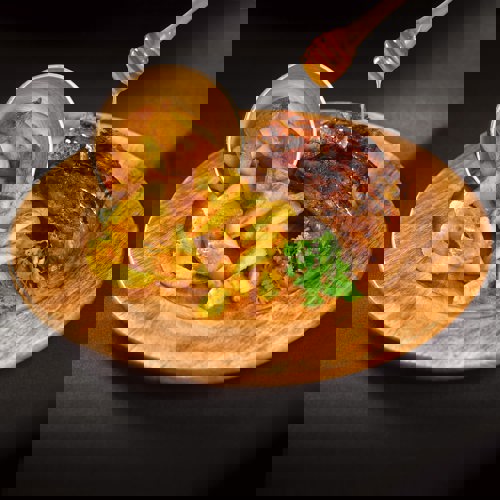 Carbonara-Tyyliset Loaded Friesit