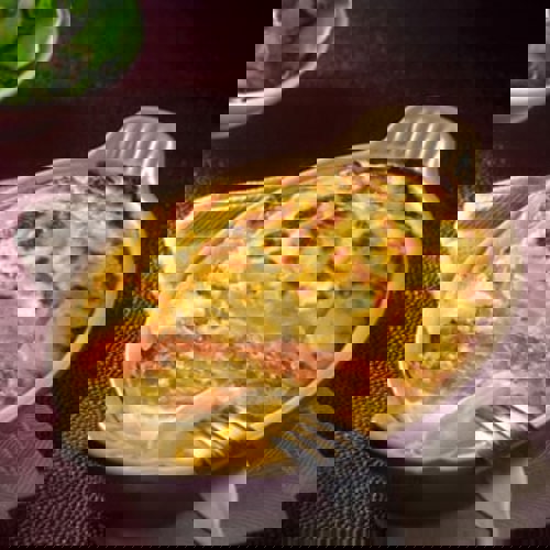 Lohen Millefeuille paistos dauphinois-tavalla