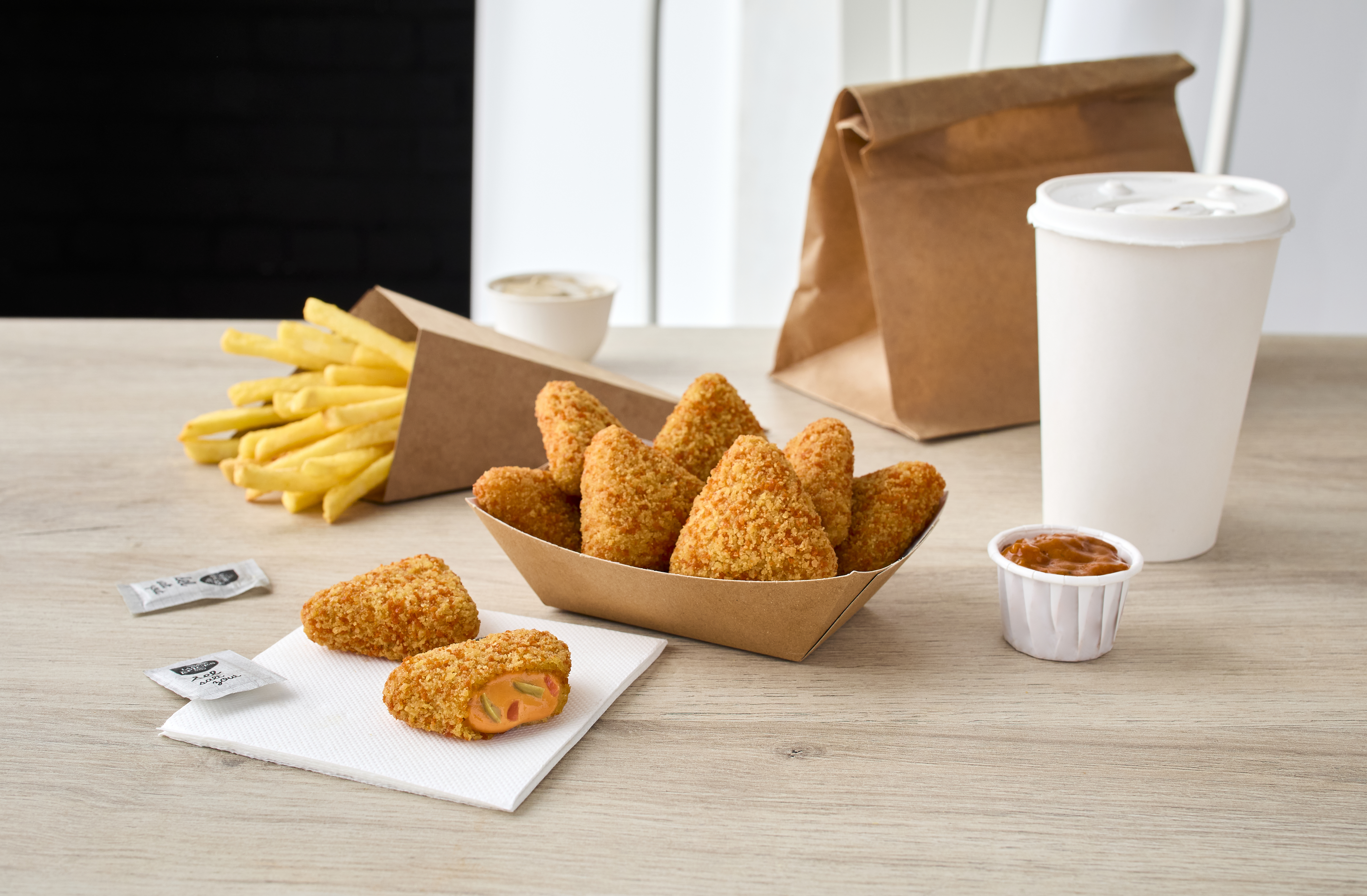 Spicy Queso Triangles