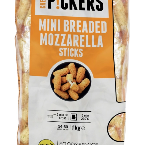 Mini Breaded Mozzarella Sticks - mini mozzarellatikut n 22g