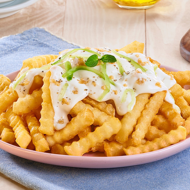 Crinkle au fromage de chèvre crémeux