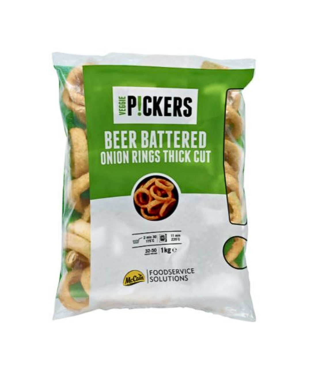 Anelli di Cipolla interi pastellati alla birra - Taglio spesso