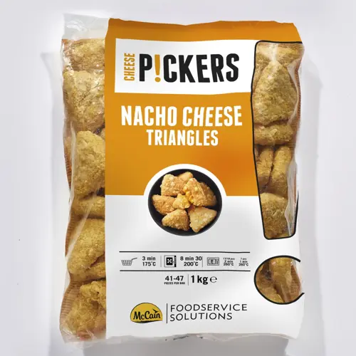 Nacho Cheese Triangles - Nacho juustokolmio 30g