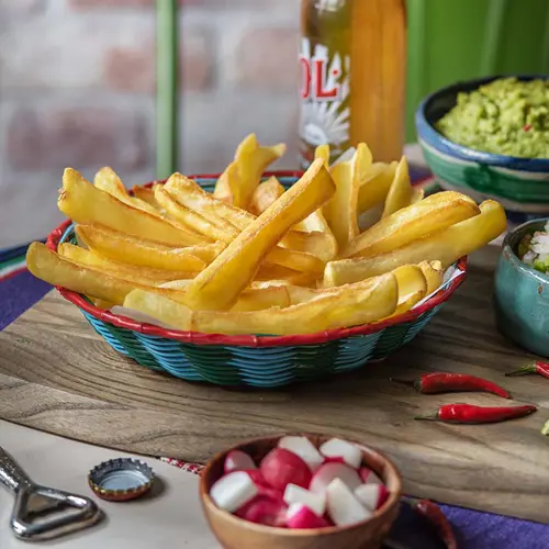 Fry'n Dip com Pico de Gallo e Guacamole